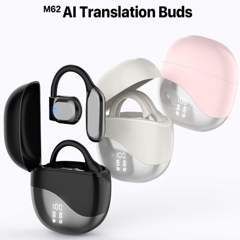Умная Bluetooth-гарнитура для перевода - Умная открытая беспроводная гарнитура Большая емкость Собственная форма