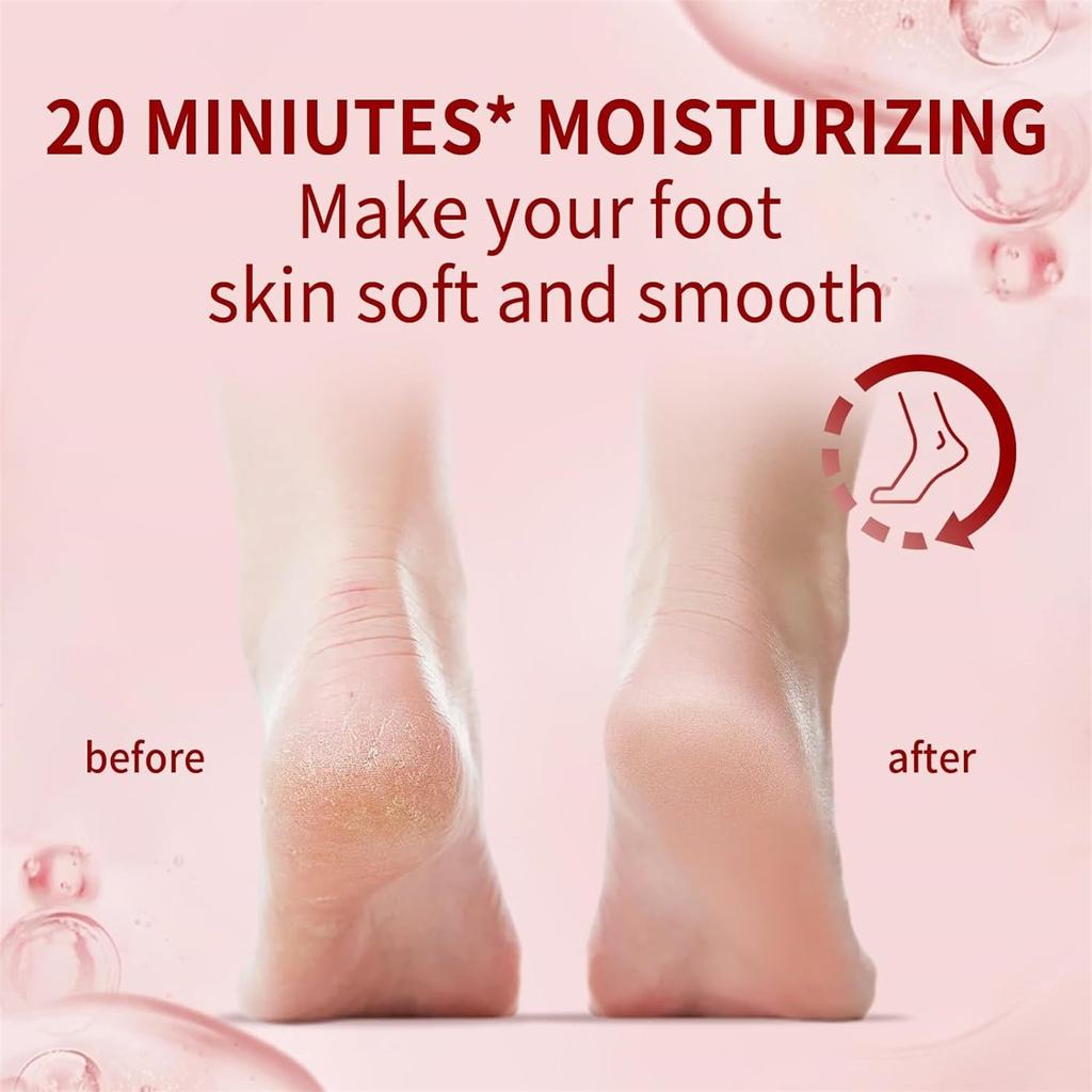 Маска-пилинг для ног Отшелушивающая маска для ног (5 шт.), Увлажняющие носки-маски для ног для ухода за сухими потрескавшимися ногами, удаления омертвевшей кожи40 мл