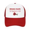 Летние сетчатые солнцезащитные шляпы Bruno Mars The RoUnisextic Tour Летняя бейсболка yk Ретро-кепка тракер Дизайн Уличная Высокое качество