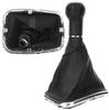 VW Golf IV 98-05 Gear Shift Knob Silver + Boot Opening 12 mm
