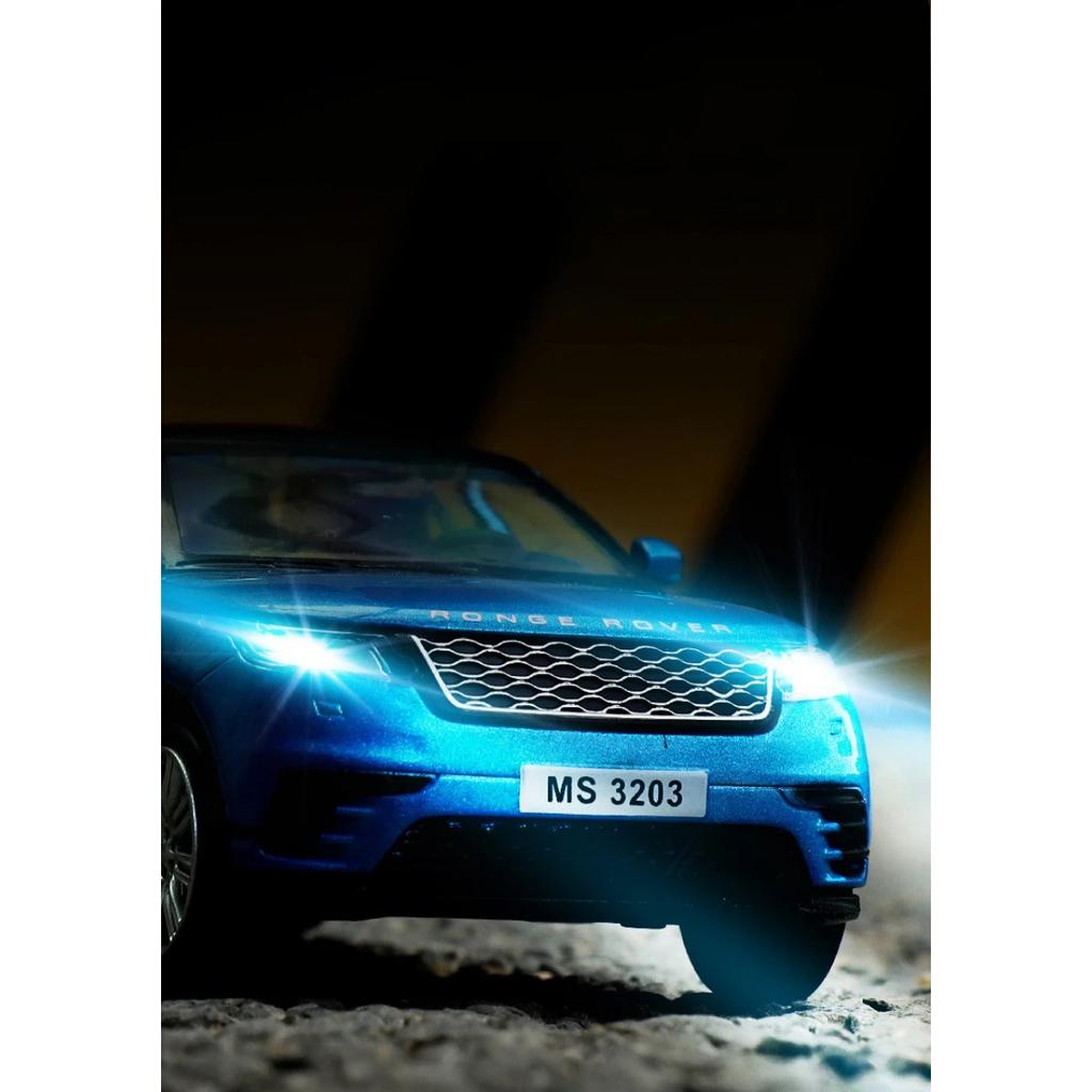 1/32 Range Rover Velar Удлиненный Лимузин из Сплава Металлическая Литая Модель Автомобиля Мигающий Музыкальный Детская Игрушка Транспортные Средства Подарок