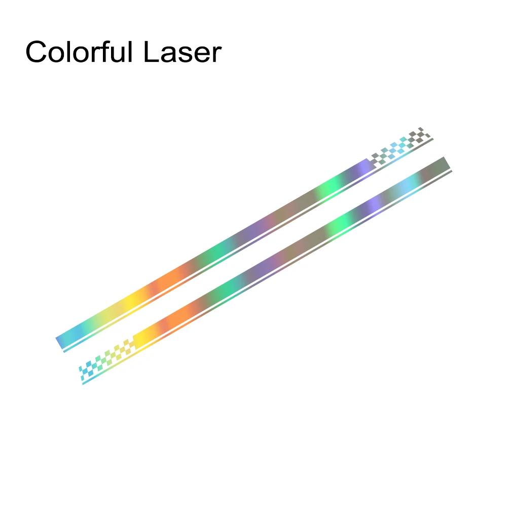 2Pcs Racing Style Car Stickers For Renault Clio RS R.S. MK2 MK3 MK4 Side Door Body Skirt PVC Film Decals Auto Tuning Accessories