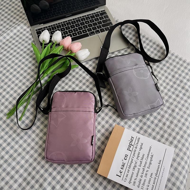 Мини-сумка кроссбоди на одно плечо из ткани для мобильного телефона, дорожная, для шопинга, вертикальная, на шею, портативная, на запястье для мелочи, универсальная