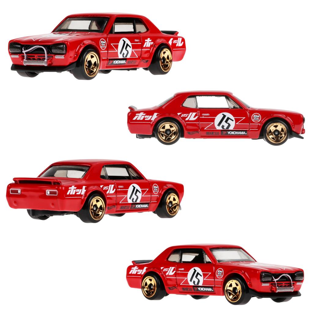 Hot Wheels Тематический автомобильный ассортимент - J-импорт [Коробка из 10 мини-машинок] [Возраст от 3 лет] 987F-GDG44