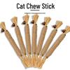 Catnip Teething Stick with Raffia and Stress Relief Ball Toy