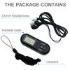 Pocket FM Radio FM 64-108Mhz Portable Sports Radio Receiver With Lcd Display 3.5mm Earphones Neck Lanyard