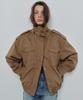 CITTA Suede High-Neck Epaulet Jacket_Cto160(Camel)