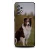 Чехол для телефона с собакой Бордер-колли для Samsung S25, S24, S21, S22, S23, S30, Ultra, S20, Plus, Fe, Lite, Note, 10, 9, 5G Черный Чехол