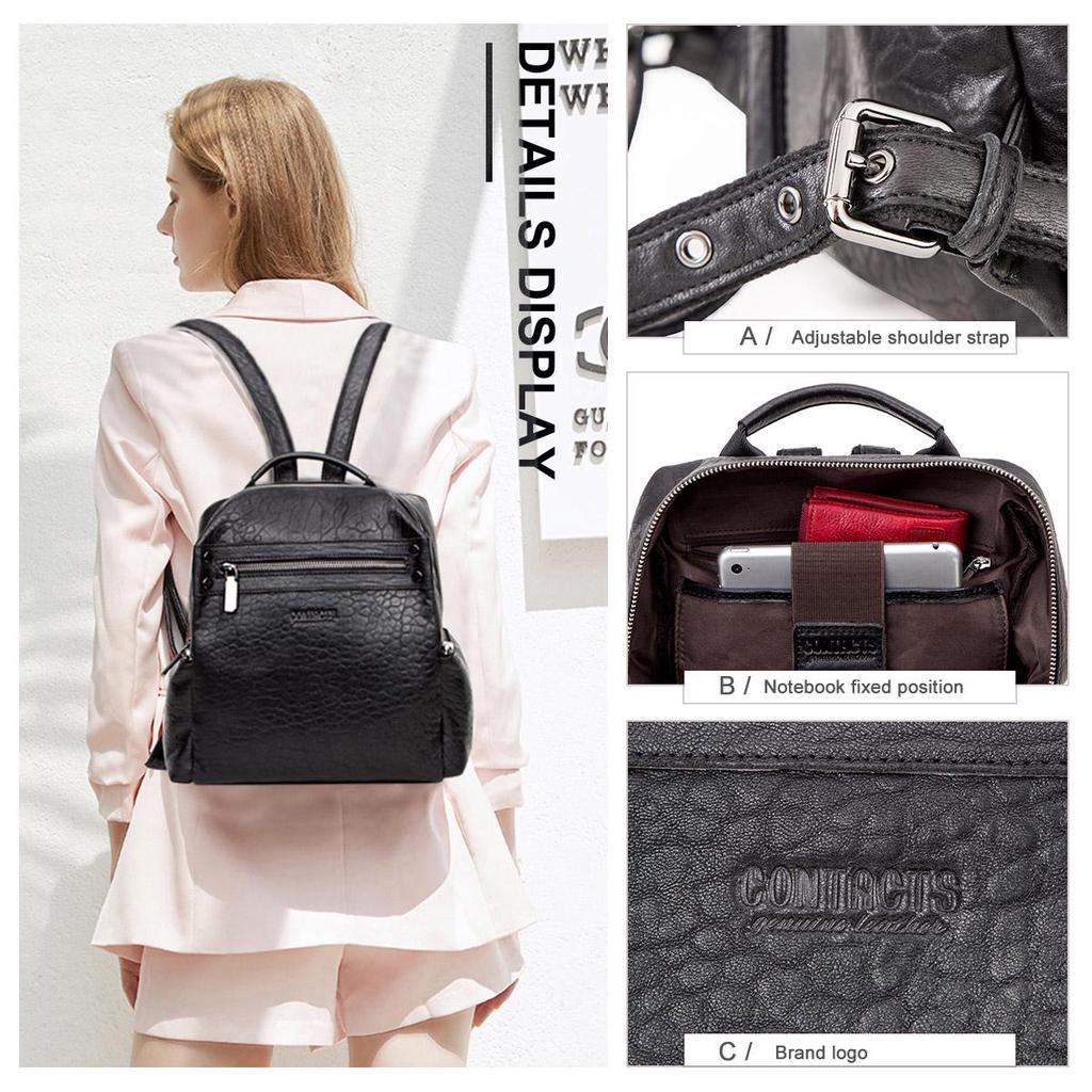 CONTACT'S женский рюкзак из натуральной кожи