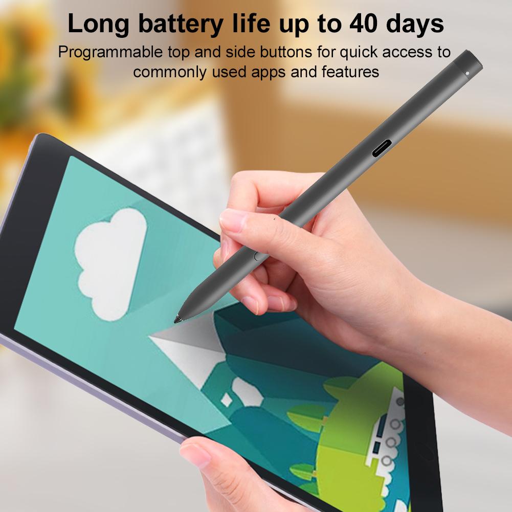 PN7522W Rechargeable Active Pen Stylus Pen Tilt Recognition Tablet Touch Pen Touch Screen Stylus Pen for Dell XPS 13 9315 2-in-1