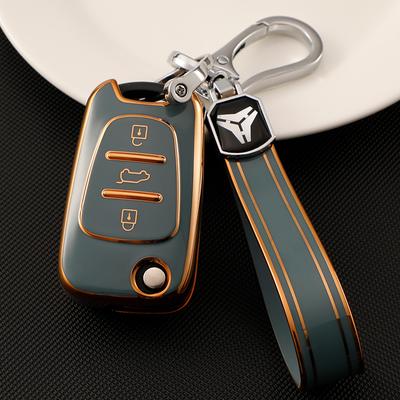 Чехол для автомобильного ключа из ТПУ для Hyundai I20 I30 Elantra Azera Veracruz Veloster Kia Rio K7 K5 Sportage Sorento, защитный чехол для брелока