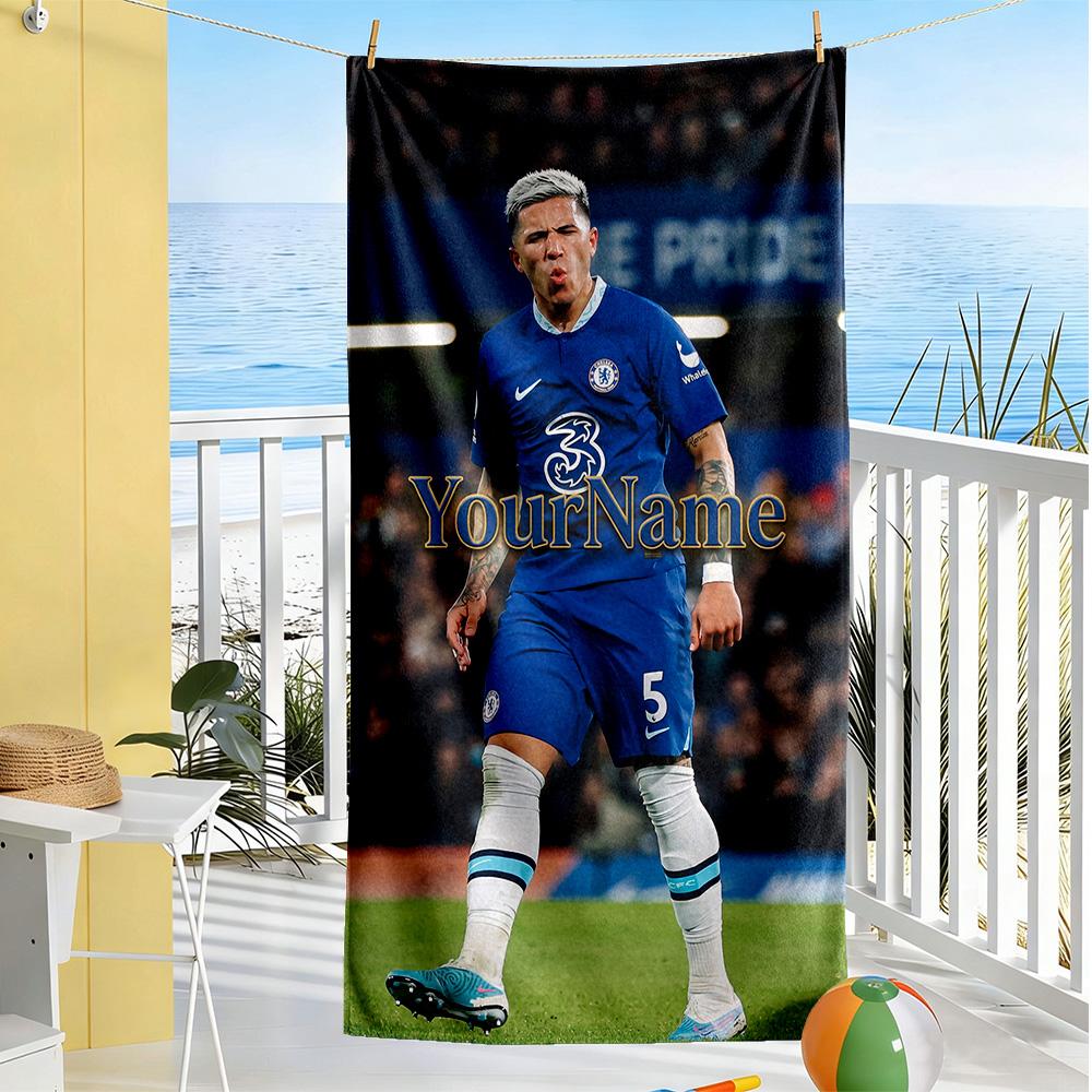 Chelsea Customizable Name Beach Towel High Absorbency & Quick-Dry