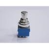 3PDT Foot Switch, CLIFF, FC71077 Type, 3-Circuit, 2-Contact, 9-Pin, Blue, Sold Individually (VGS-FSW9BLx1p)