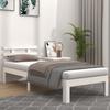 VidaXL Bed Frames White Solid Wood 100x200 Cm 814745