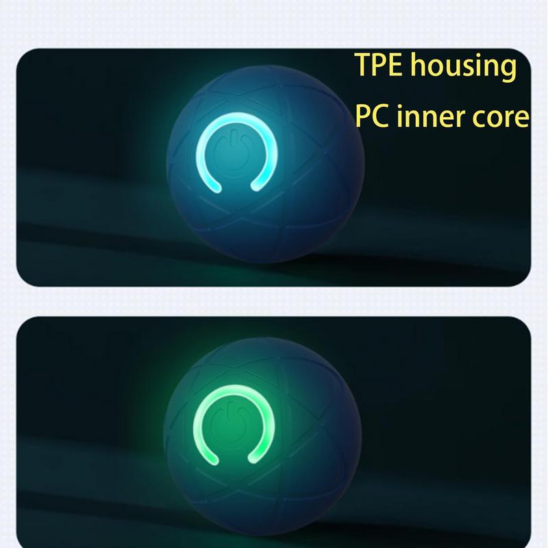 Игрушка автоматический катящийся мяч для питомцев, трясущийся мяч для собак, автоматически катящиеся игрушки-мячи для щенков, перезаряжаемые от USB интерактивные игрушки для собак