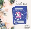 Darling Souvenir Blue Birthday Invitation Card 28 шт. Заполните или напишите пустые приглашения для печати Принадлежности для вечеринок 5x7