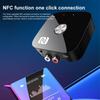 NFC Bluetooth Receiver 2RCA PD 3.5mm Jack Aux Wireless Adapter with Remote Control Car Bluetooth 5.3 Audio Receiver for TV