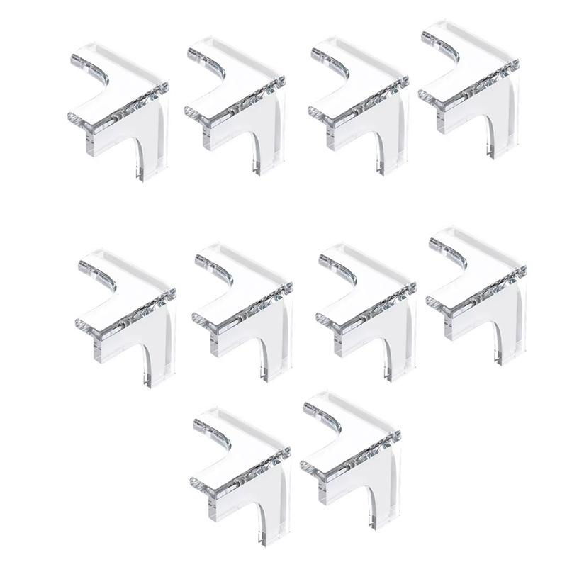 10PCS Clear Anti-collision Coffee Table Furniture Corner Protectors Soft Corner Sheathing Living Room Decor