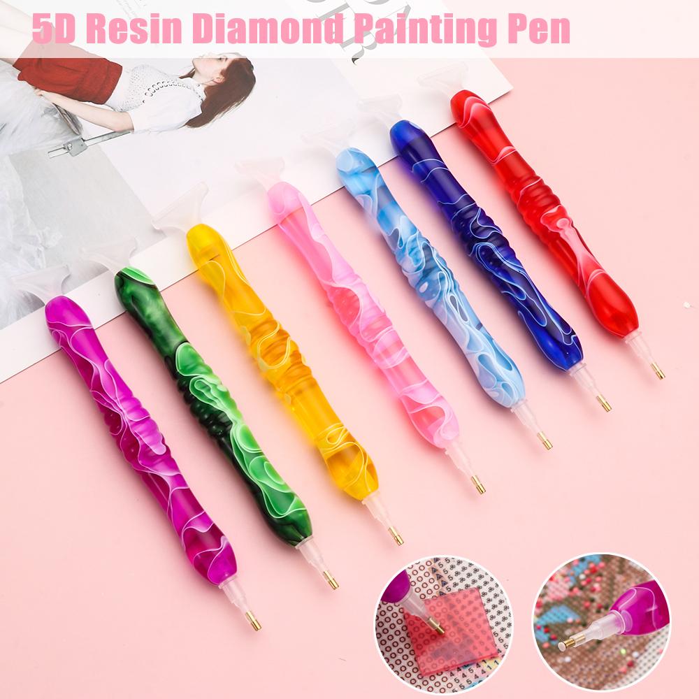Cross Stitch Embroidery Resin Diamond Painting Pen Point Drill Pen Resin Pen 5D Diamond Painting