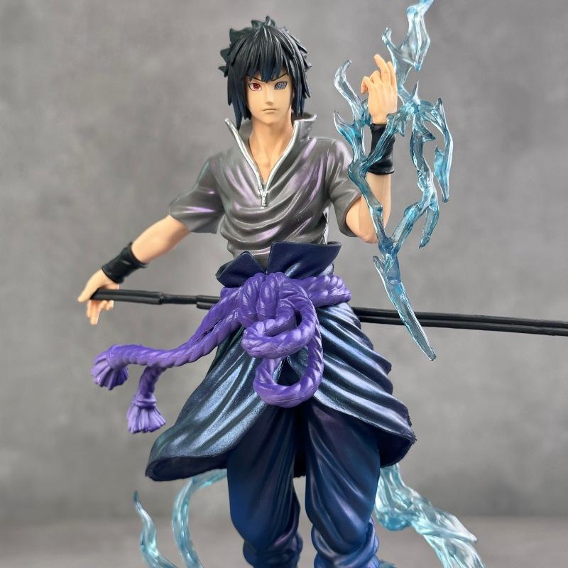Naruto Animation Ten Years Hundred Ninja Naruto Sasuke Doll Animation Peripheral Scene Table Model Ornament Gift Wholesale