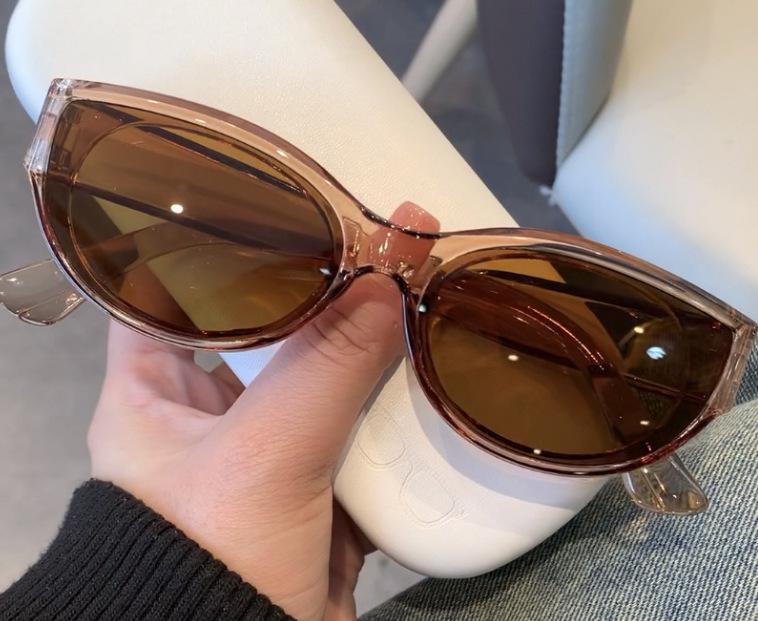 Высококачественные ретро-солнцезащитные очки «Кошачий глаз» для квадратных и круглых лиц