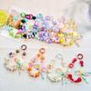 Candy Color Phone Buckle Beads Cute Lanyards  Bead Chain Pendant For Phone Strap
