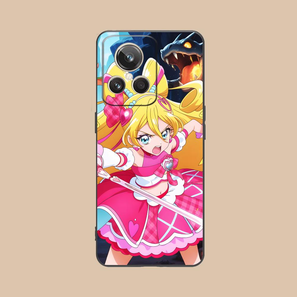 Чехол для мобильного телефона Sakura Uta Cure Idol Матовый ТПУ для Realme 15 14 13 12 11 10 9 Pro Plus T i Lite 5G Цветной Печатный Чехол