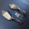 Motorcycle Mirror Ninja 250R Ninja 250 Ninja 1000 ZX6R ZX14R Motorcycle Rearview Mirror Rear View Side Mirror (Size : Carbon1)