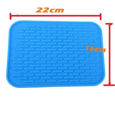 1 шт. Многофункциональный силиконовый прямоугольный коврик Нескользящий Термостойкий Подставка Коврик для кастрюли Коврик для стола