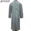 BITCED Women's Multi-Colour Multi-Size Wool Twill Trench Coat