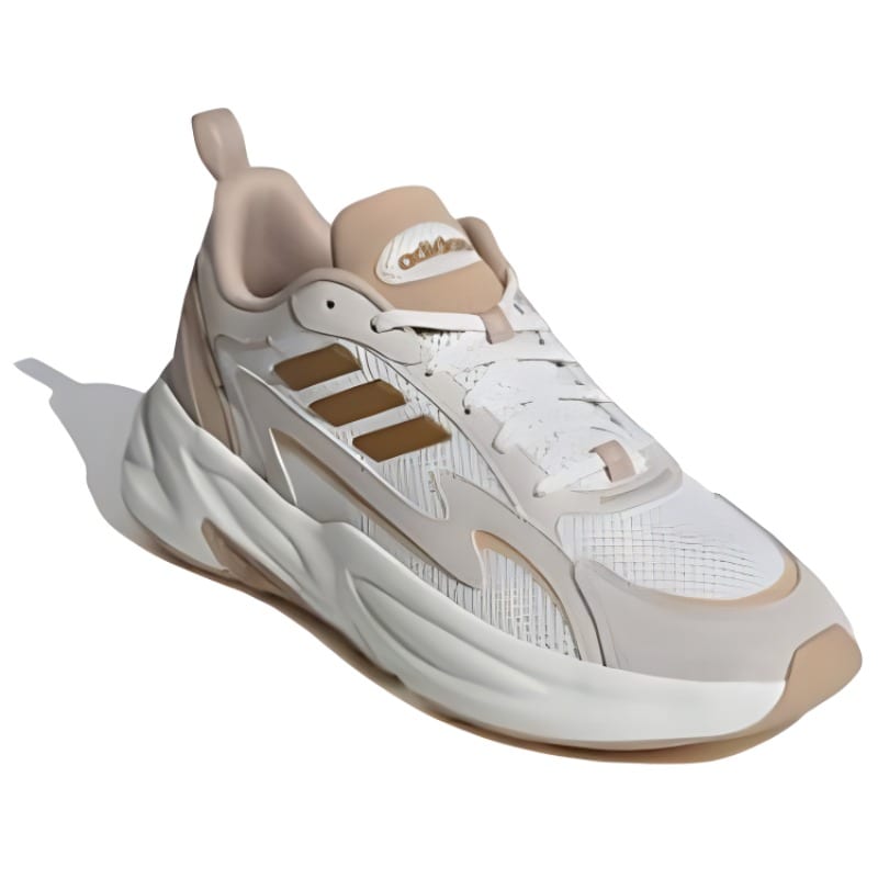 adidas OZWAVE 2.0 ПУ, Текстиль Низкие Кроссовки на Толстой Подошве Унисекс Белый Коричневый JI1587