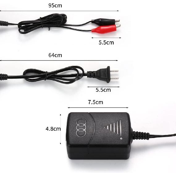 12V Sealed Lead Acid (SLA) Battery Charger 1300MA, With Short Circuit Protection