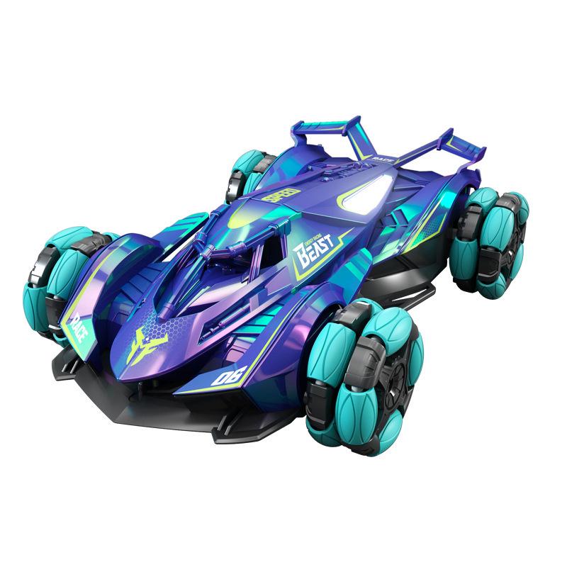 Remote Control 2.4G Gesture-Sensing Drift RC Car, Four-Wheel Drive, Rechargeable Stunt Toy for Kids.