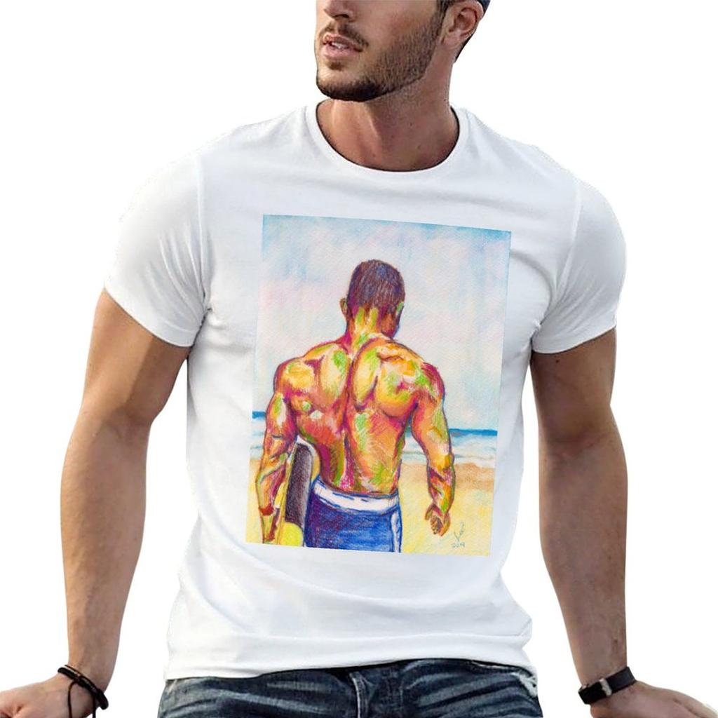 Muscle Beach T-Shirt t shirts cotton 100% man t shirt designer t shirts for man cotton funny T-