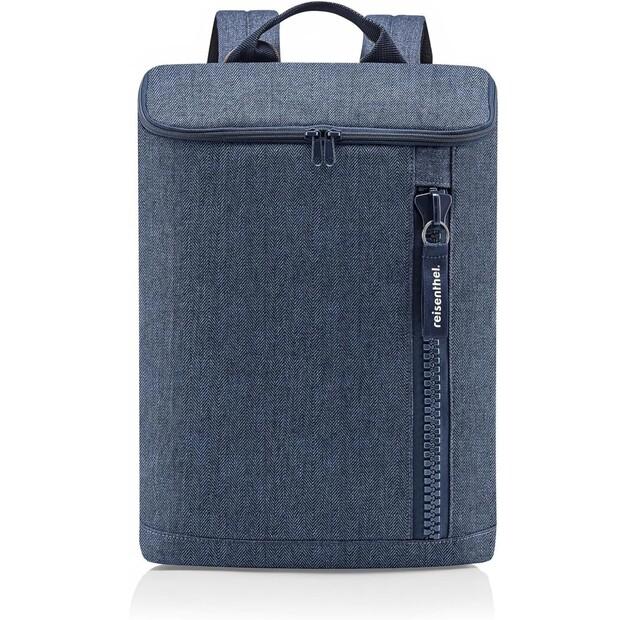 Рюкзак Reisenthel overnighter M herringbone dark blue (EG4113)