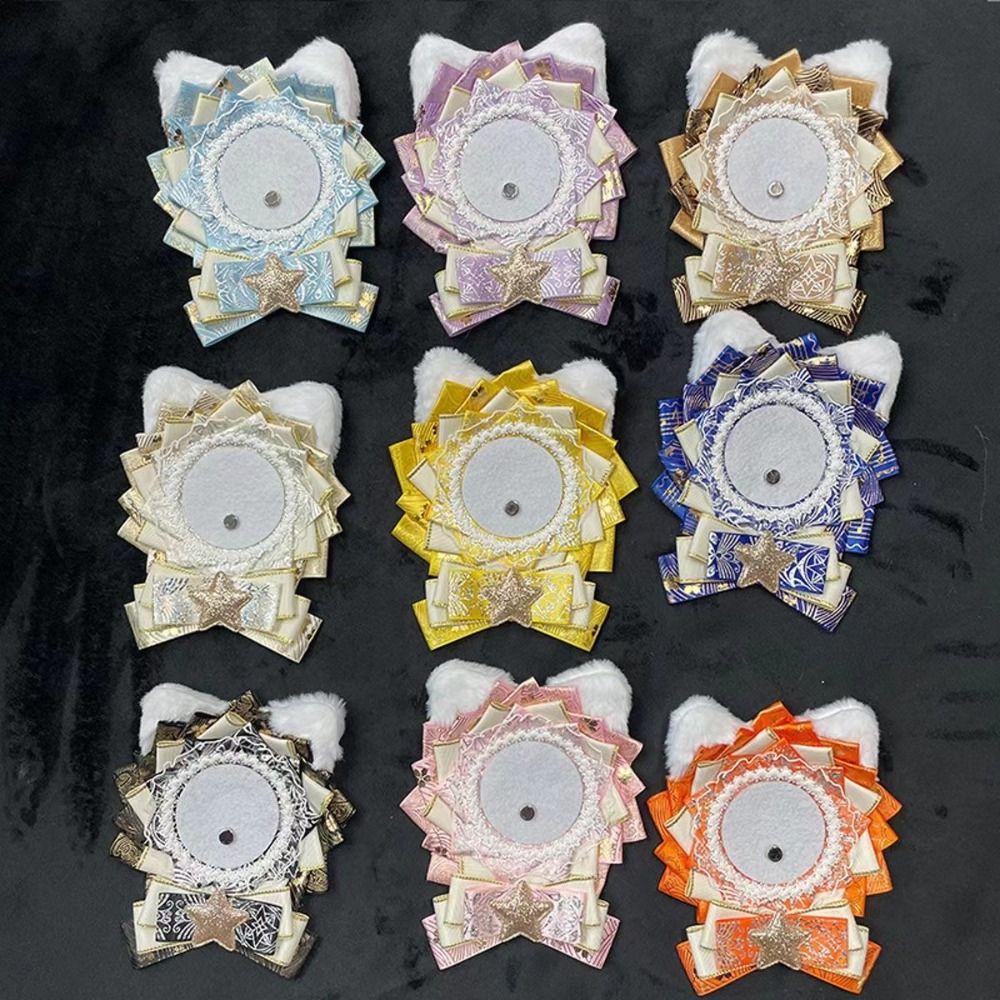 Kawaii Cute Badge Holder Lacework Badge Decoration Tray JK Anime Pins Display Base Fans Chasing