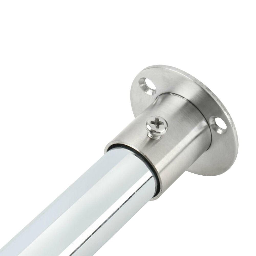 Стальные розетки для шкафной штанги Мебельная фурнитура Поддержка штанги для подвешивания Держатель штанги Кронштейн для трубы Фланец для шкафа