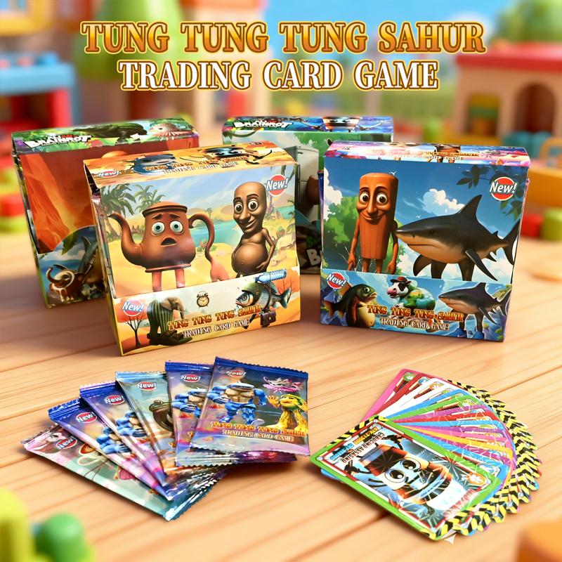 Коллекция карт Italian Brainrot Карточная игра Карточная битва Carte Toystung Sahur Tralalero Tralala Для фанатов Дети Прекрасный подарок