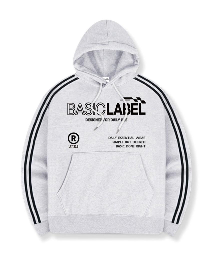 BASIC LABEL Худи стандартного кроя оверсайз 4 цвета [Blbi_6003]