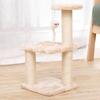 Cat Tree Cat Tower Three-column Three-layer Square Cat Climbing Platform Jumping Toy For Kitten