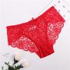 Embroidered Lace Panties Transparent Sexy Low Waist Underwear Ladies Girls Soft Breathable Briefs