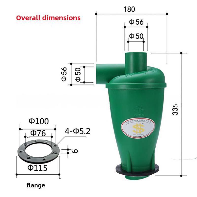 4th Gen 50t33f Cyclone Dust Collector for Mining, Construction, Woodworking & Environmental Protection