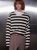 UNTAGE Striped Knit Crop Top (Man)_Utw-Fc24