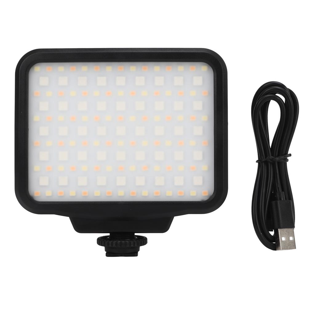 RGB Camera Light 2500 To 9900K Dimmable Full Color Rechargeable Portable LED Photography Lamp with