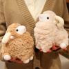 Мультяшная плюшевая кукла-овечка, имитация животного, пушистая кукла, креативная плюшевая игрушка-ягненок, подарок на день рождения