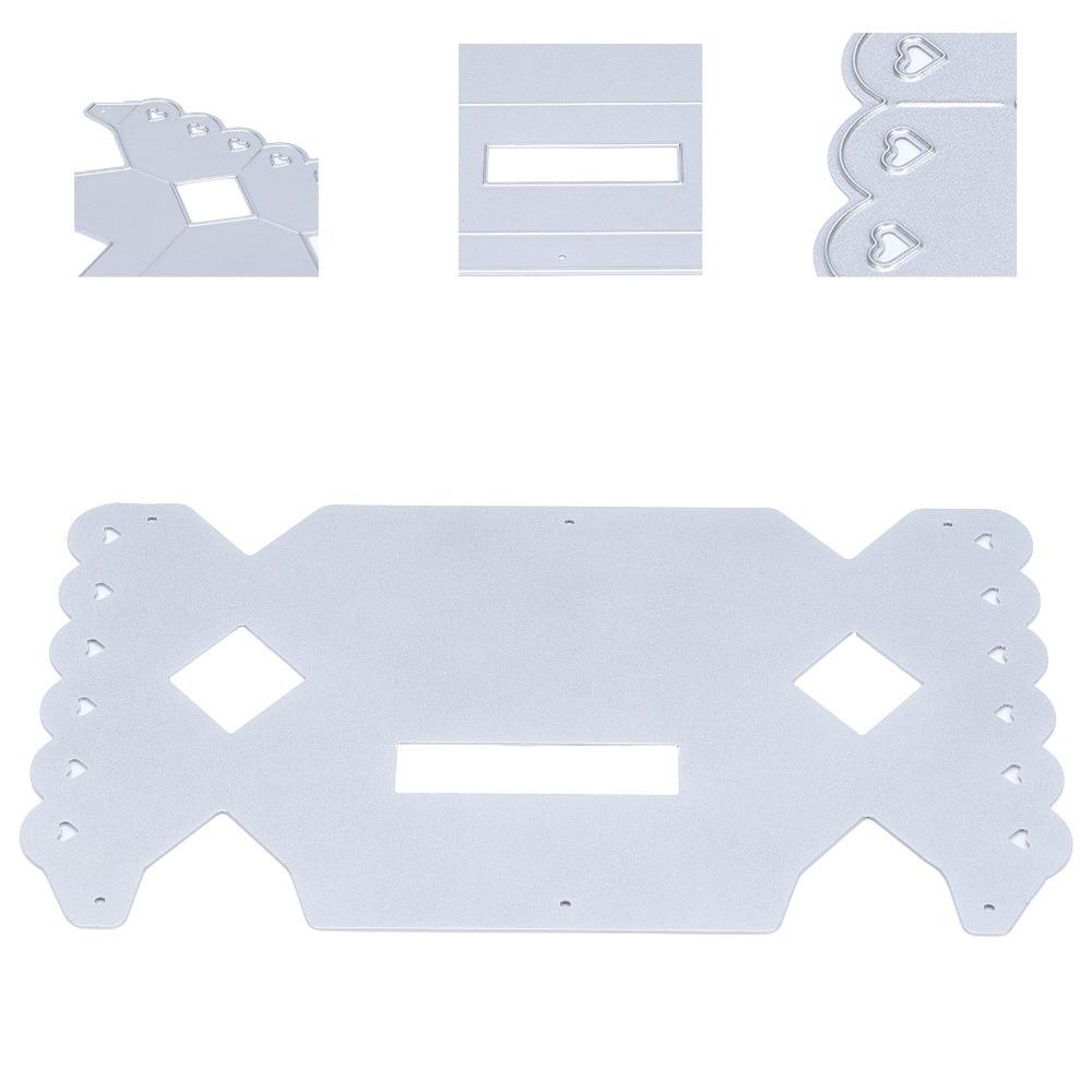 Carbon Steel Cutting Dies Heart Shape Embossing Dies Decorative Die Box Cutting Dies Card Making