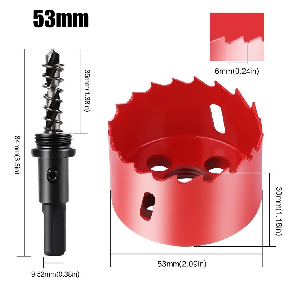 1 шт. 15-200 мм Биметаллическая коронка DIY Деревообрабатывающий инструмент для металла Железа Алюминия Пластика
