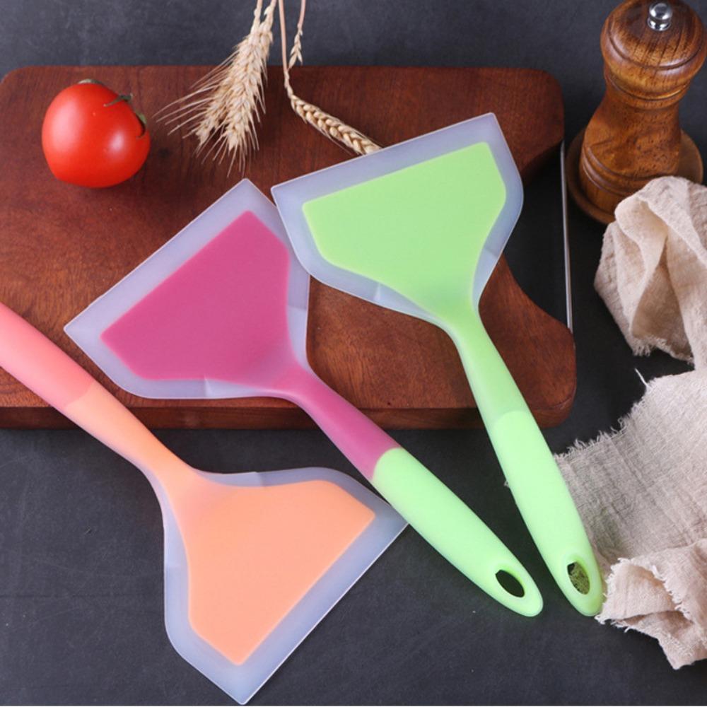 Food Grade Silicone Spatula Non-stick Wide Spatula Kitchen Utensils Silicone Pan Omelets