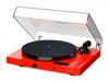 Pro-Ject JukeBox E1 + OM5e Turntable, All-in-one / Plug and Play System with Bluetooth, Piano Red , Pro-Ject