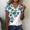 Women's Lace Short Sleeve Shirt V Neck T-Shirt Dressy Casual Tops Raglan Short Sleeve Lace Short Sleeve Panel Comfortable Cotton Top